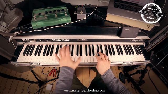 dirty lofi hiphop with Fender Rhodes video mrfenderrhodes.com смотреть онлайн