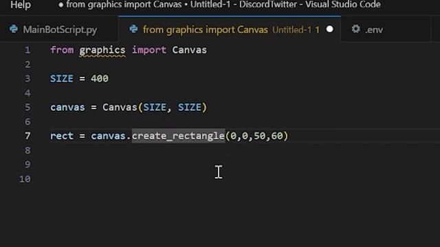 Drawing Shapes In Python Using The Graphics Library смотреть онлайн