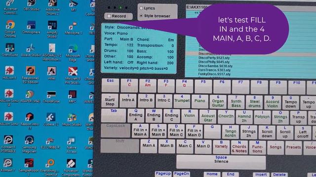 Yamaha style preview directly in the THOMANN AK-X1100 or MEDELI AKX10 Keyboard смотреть онлайн
