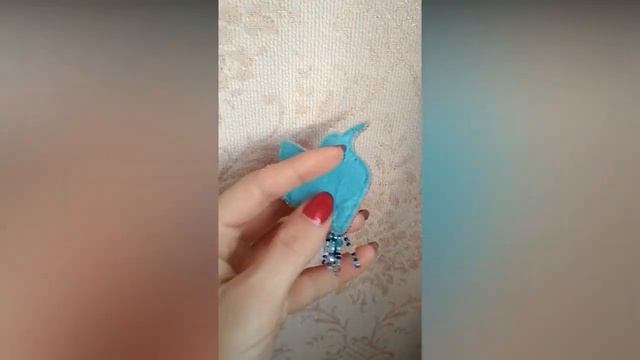 Брошь из бисера птичка Колибри. Hummingbird Bird Bead Brooch. смотреть онлайн