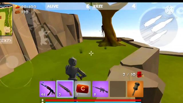 Rocket Royale -But Orbital strike is OP! смотреть онлайн