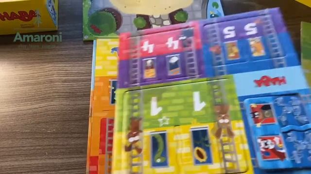 HABA My Very First Games- Rhino Hero Junior review - A cooperative matching and stacking game! смотреть онлайн
