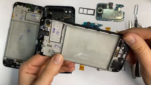 Замена Дисплея Samsung M31 SM-M315F | Как Заменить Дисплей Samsung M31, Lcd Replacement Samsung M31 смотреть онлайн