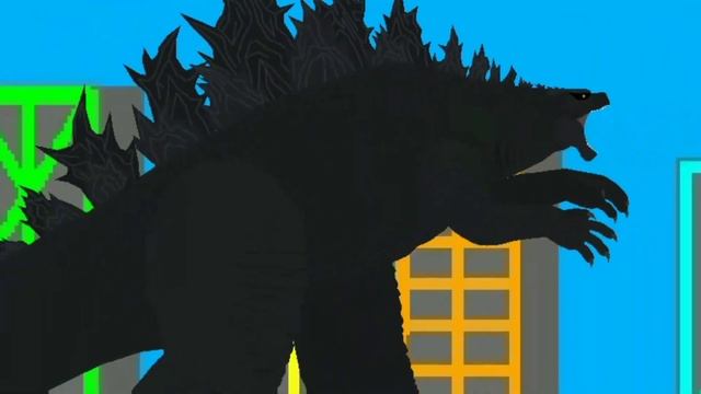 Godzilla vs Mecha Godzilla stick nodes animation смотреть онлайн