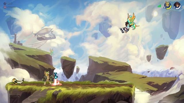 Brawlhalla/обзор новичка/играем с другом/2021 году. смотреть онлайн