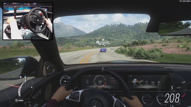 Forza Horizon 5 - Mercedes AMG E63S Drifting Settings And Builds | Steering Wheel H-Shifter Gamepla