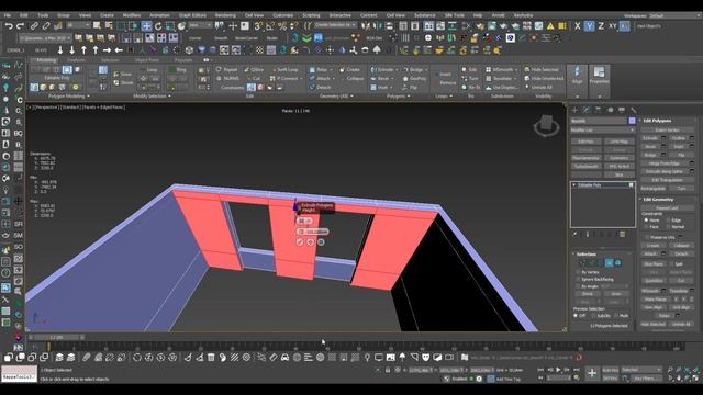 Как сделать углубление для радиатора в 3ds Max? смотреть онлайн