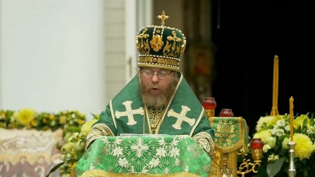 Проповедь в празднование собора Псково-Печерских преподобных смотреть онлайн