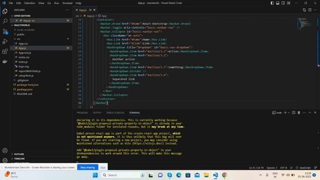 Learning React From Scratch Part 2 Add Bootstrap and its Components | JavaScript Library [2023] смотреть онлайн