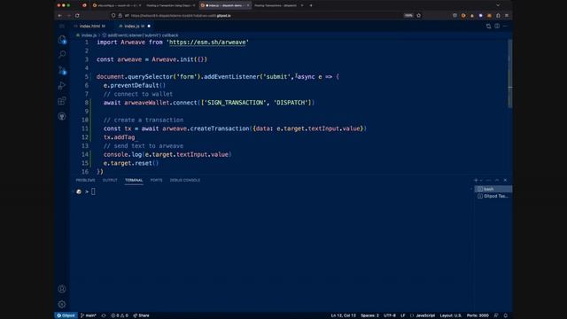 Posting Transactions with dispatch on the Permaweb смотреть онлайн