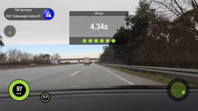 VW Arteon R TOP SPEED DRIVE ON GERMAN AUTOBAHN *Dragy acceleration 0-100/100-200/200-250 km/h смотреть онлайн