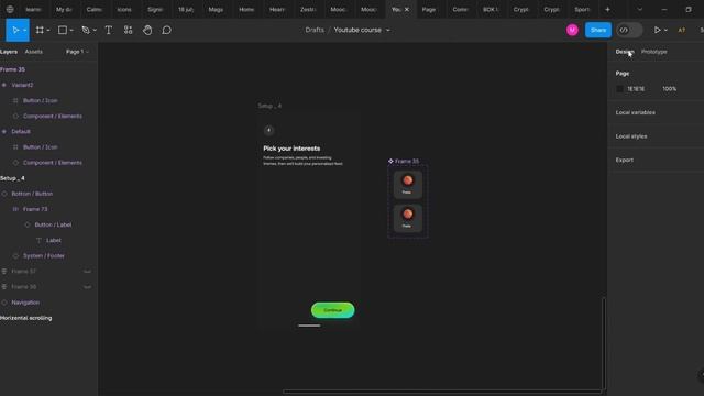 Create a Button With a HOVER Functionality in 60 SECONDS (Figma Tutorial) смотреть онлайн