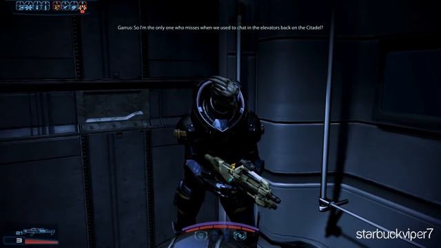 Mass Effect 3: Citadel DLC - Garrus and Liara in the Elevator смотреть онлайн