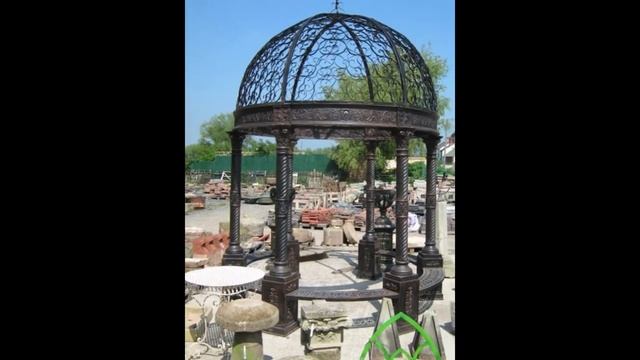 Кованые и литые беседки Часть 1 смотреть онлайн