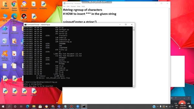 PYTHON:STRING:HOW to insert *** in the given string/VL INFOTECH смотреть онлайн