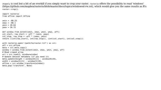 GIS: Cropping area of interest from raster file using Python? (2 Solutions!!) смотреть онлайн