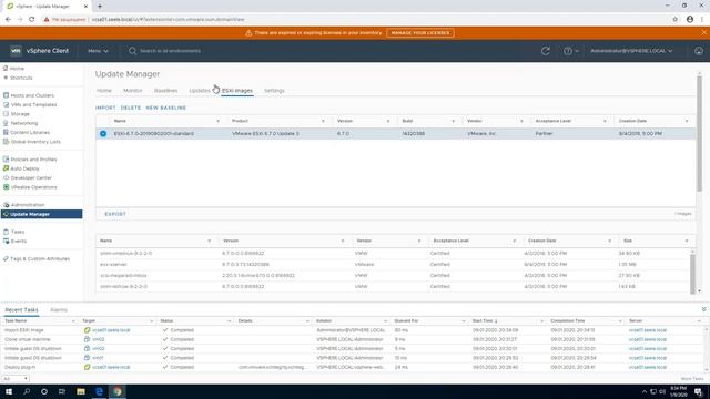 Обновление до ESXi 6.7 средствами VMware Update Manager смотреть онлайн