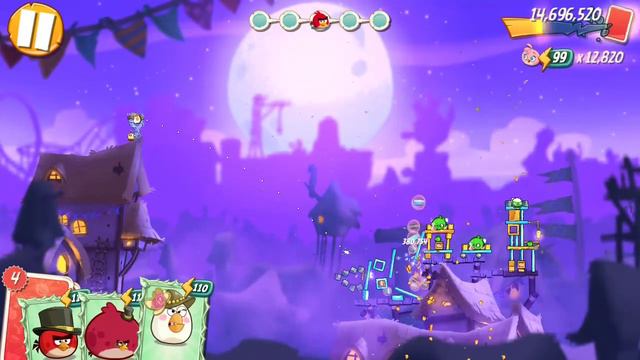 Angry birds 2 level 1004 Gameplay Walkthrough (GPWT) with stella смотреть онлайн