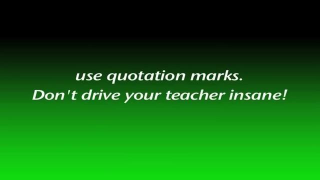 Quotation Marks Song - Educational Music Video смотреть онлайн