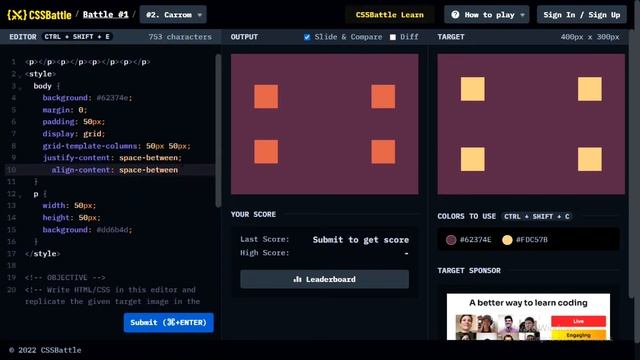 CSS BATTLE #2 O'zbek tilida смотреть онлайн