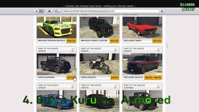 Gta 5 Online : How to get Kuruma (Armored) смотреть онлайн
