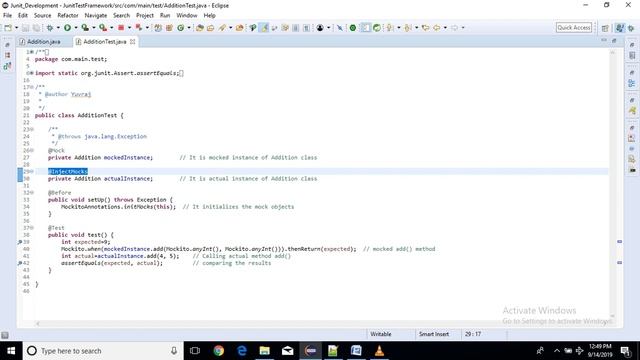 Junit Test Framework смотреть онлайн