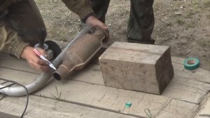 Нива Шевроле выхлопная система Евро3,замена резонатора!!!