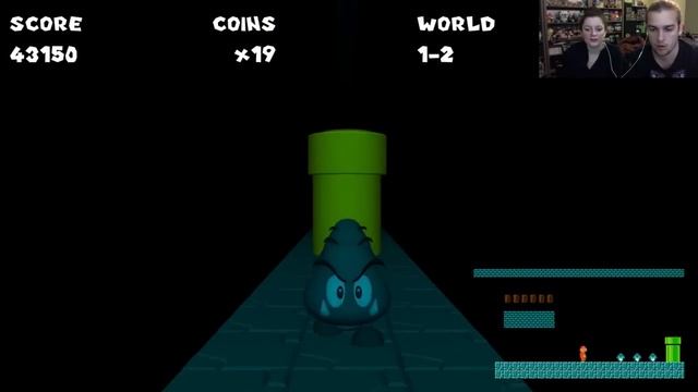 Super Mario Bros en 3D en vue à la première personne (FPS) ! смотреть онлайн