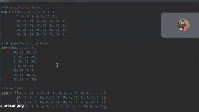 Assignment:Single round of DES code implementation In Python смотреть онлайн