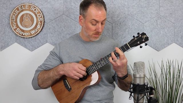 Gnossienne No. 1 (ukulele cover) Erik Satie, ukulele fingerstyle смотреть онлайн