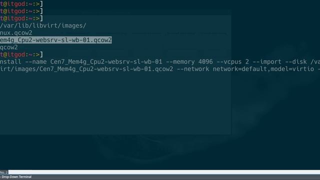 libvirt | virt-install import образа диска смотреть онлайн