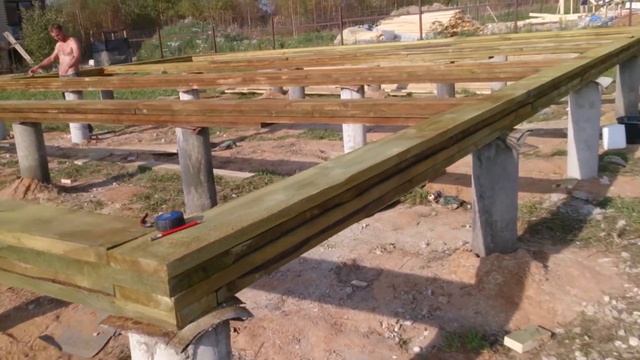 Низ каркасного дома на сваях тиссе смотреть онлайн