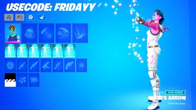 Fortnite CUPID'S ARROW Emote 1 Hour Version! (FIFTY FIFTY (피프티피프티) - 'Cupid' )