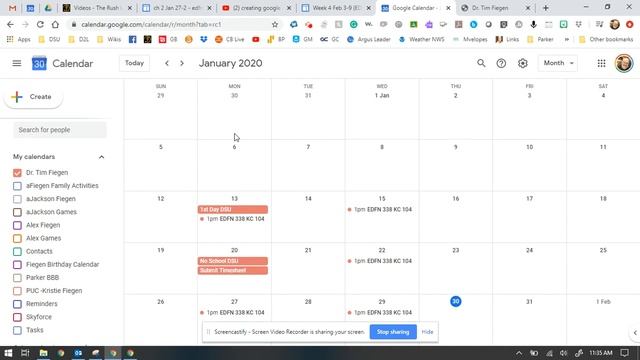 Create Google Calendar & Spring Schedule смотреть онлайн