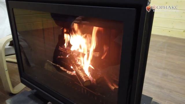 Реальное испытание каминной топки Альфа 800. Идеальная каминная топка для загородного дома. смотреть онлайн