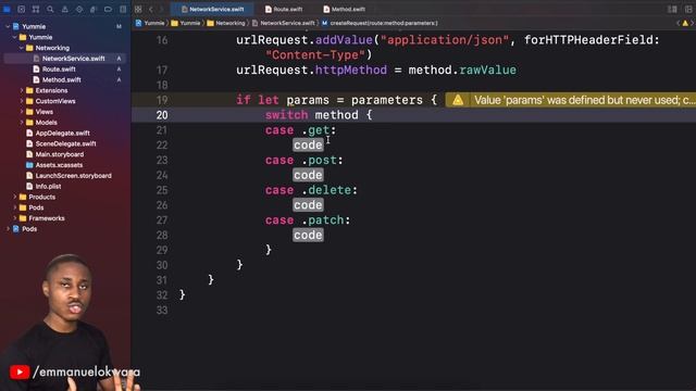 13. Create URLRequest Object for API Call | Swift 5, XCode 12 смотреть онлайн