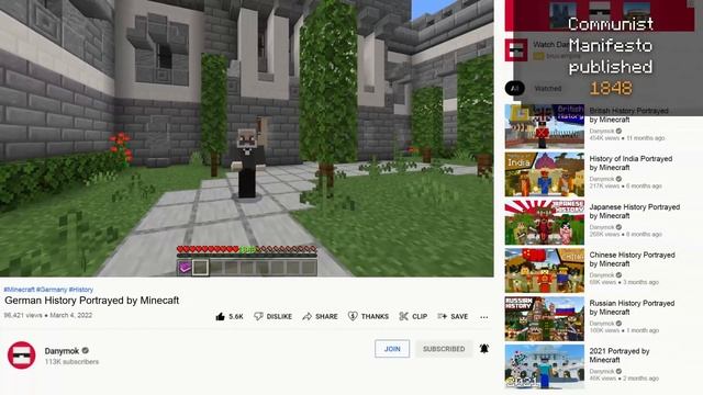German History Portrayed by Minecraft смотреть онлайн