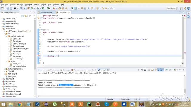 Selenium Tutorial | assertNull() in Selenium|TestNG|Selenium automation java смотреть онлайн