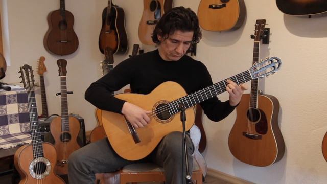 Christoph Sembdner 1999 - fine handmade classical guitar from Germany - Jose Luis Romanillos style смотреть онлайн