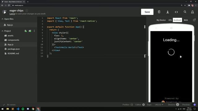 How to use Expo Snack - React Native смотреть онлайн