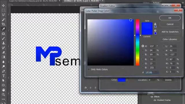 Logo Design Pro In Photoshop CC 2017 Speed Up Tut смотреть онлайн