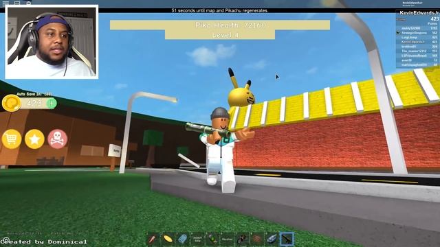 BEING EATEN BY PIKACHU IN ROBLOX!! смотреть онлайн
