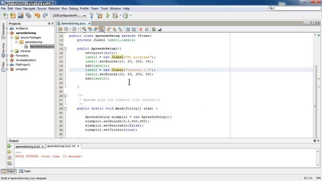 Curso de J2EE Parte 2 Java Swing 05 jLabel смотреть онлайн