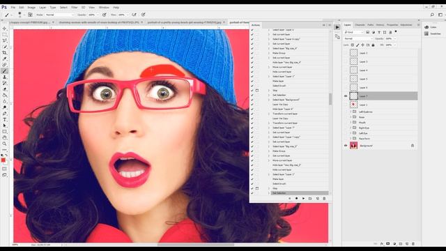 Caricature - Photoshop Action Tutorial смотреть онлайн