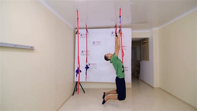 Тренажёр "Крылья" Альфа Гравити. Упражнение "Прогиб назад" смотреть онлайн