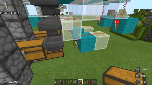 Minecraft Bedrock 2- Wide Hopper Speed Item Categorizer Tutorial смотреть онлайн