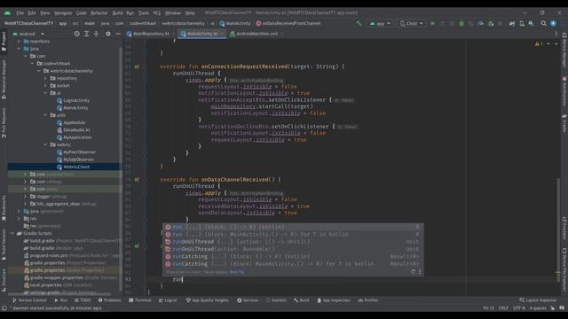 10. Sending Text And Image To Data Channel (Part 1) - Android File Share With WebRTC Data Channel смотреть онлайн