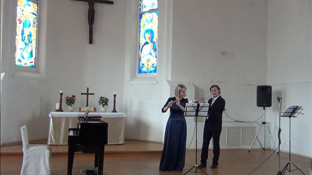Г. Ф. Телеман Соната B-Dur для 2х флейт смотреть онлайн
