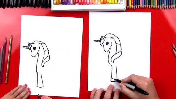How To Draw A Cute Unicorn