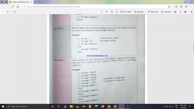 String Manipulation Functions in Python смотреть онлайн